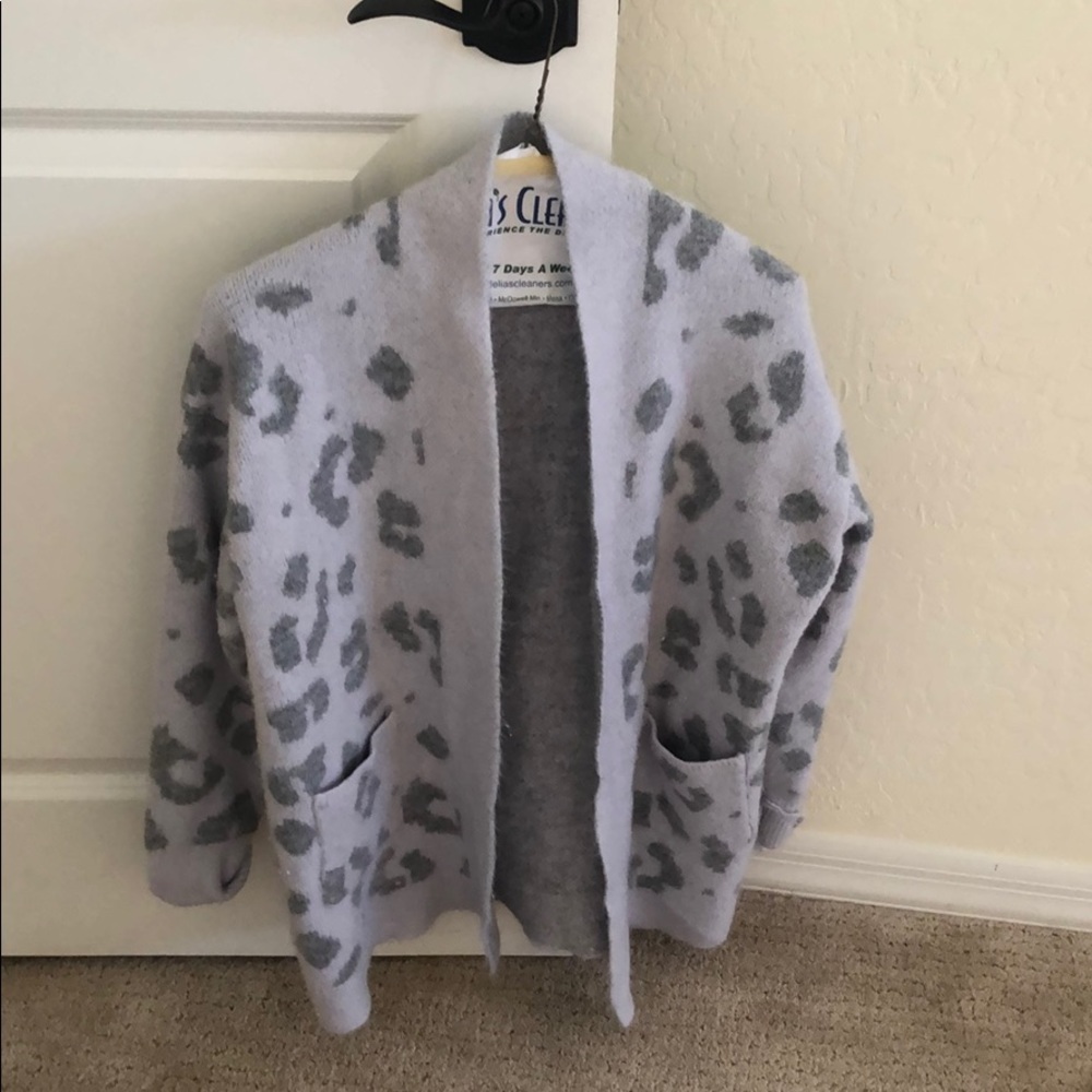VICI animal print cardigan